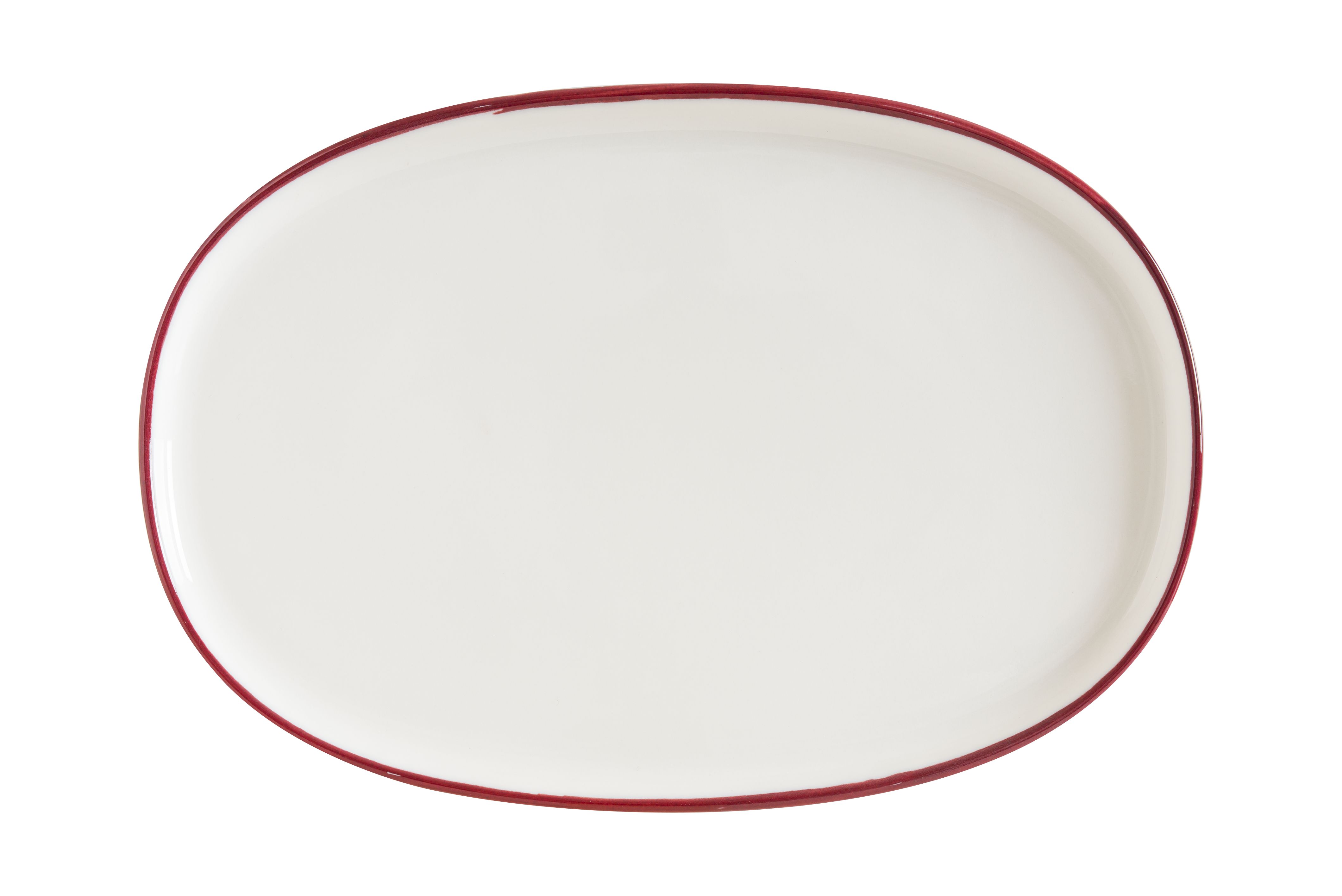 Блюдо овальное 340*230 мм. Линеа Бургундия, форма Хюгге Bonna /1/6/534/