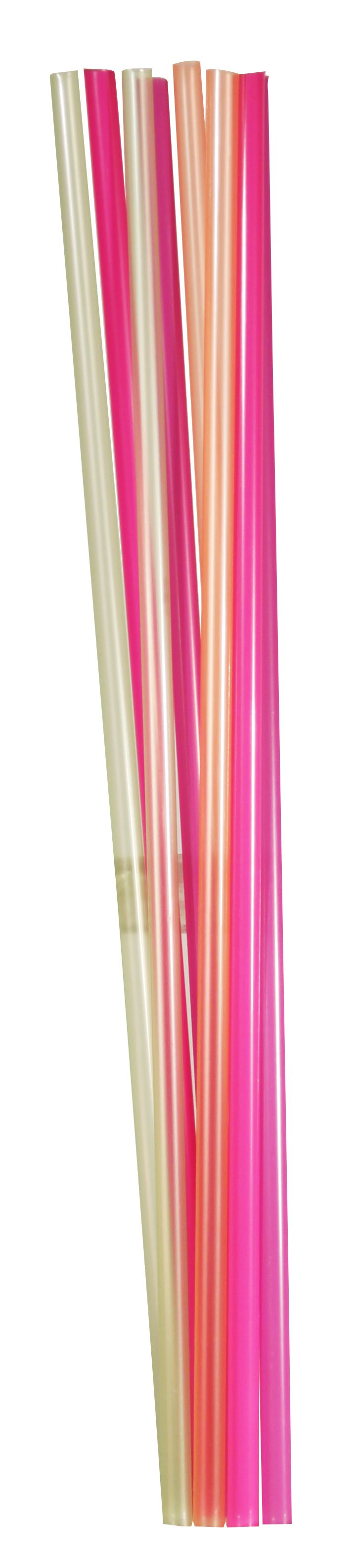 Трубочки кокт. 0,5*24 см. 1000 шт/уп. прямые флуоресцент. /1/12/ АКЦИЯ