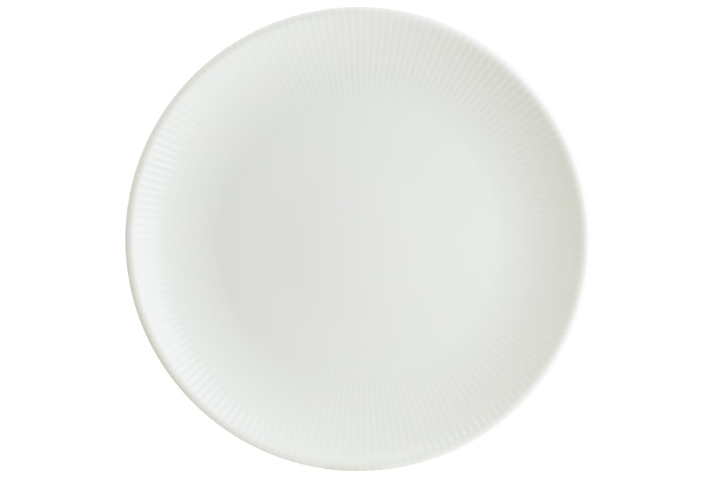 Тарелка d=250 мм. Ирис Белый, форма Гурмэ Bonna /1/12/648