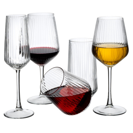 Бокал для вина 490 мл. d=64 мм. h=220 мм. Аллегра Оптик тонкий край /12/384/