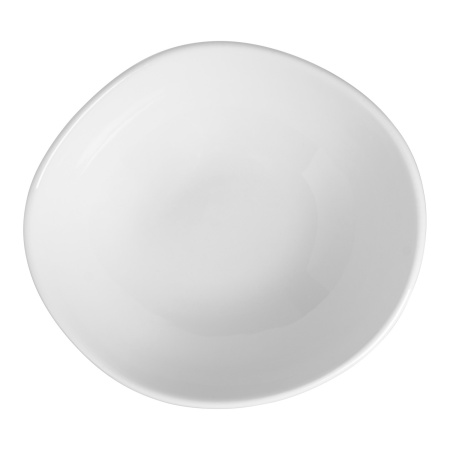 Салатник d=180 мм. 470 мл. h=55 мм. Белый, форма Ваго Bonna /1/12/816/