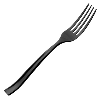Вилка столовая Инфинито Блэк 18/10  3 мм 21 см. Pinti /1/12/ АКЦИЯ