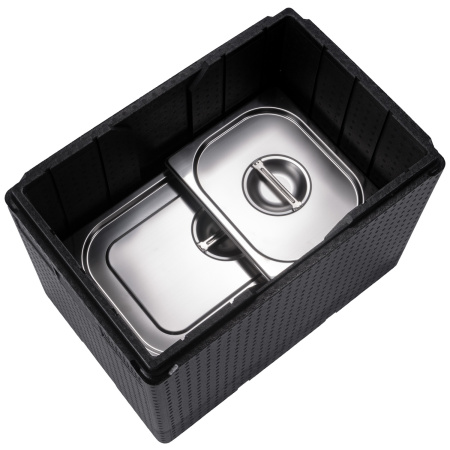 Термоконтейнер  78 л. 600*400*490 мм. для гастроем. h=200 мм. (-40°C до +110°C), плотность 60кг/м3, п/п MGprof /1/2/