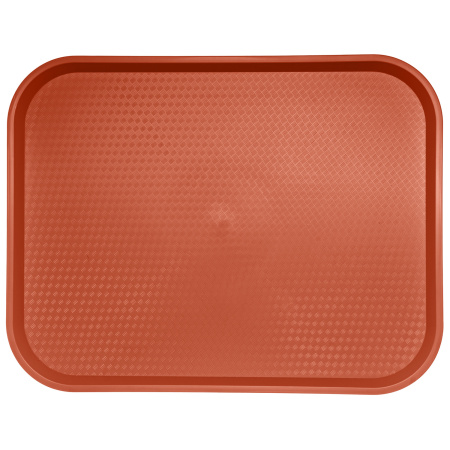 Поднос 44,5*34,5 см. оранжевый поверхность классик (166) MGprof /1/10/ АКЦИЯ