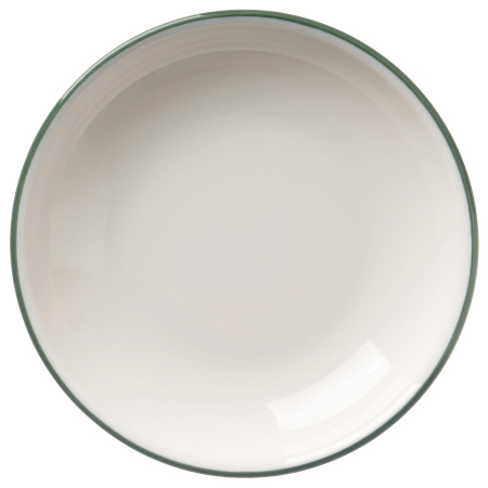 Тарелка d=200 мм. глубокая 500 мл. h=40 мм. Линеа Зеленый, форма Гурмэ Bonna /1/12/900/