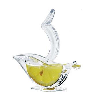 Сквизер для лимона 12*2,6 см. h=5 см. пластик. Tellier /1/12/ АКЦИЯ