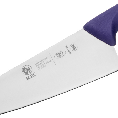 Нож поварской 200/335 мм. Шеф фиолетовый антибактер. ручка HoReCa Icel /1/6/