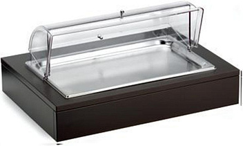 Поднос сервировочный 64*46 см. нерж. Roll-Top поликарбонат, с охлаждением Pinti /1/ Под заказ