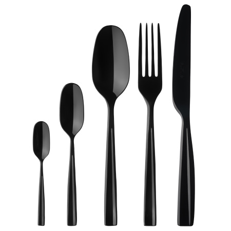 Нож столовый Инфинито Блэк 18/10  3 мм 23,5 см. Pinti /1/12/ АКЦИЯ