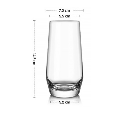 Хайбол 350 мл. d=55/70 мм. h=145 мм. хр. стекло Тандем MGline /6/24/ АКЦИЯ