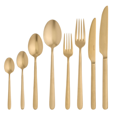 Вилка столовая Иллюзион Золотая 18/10  2,5 мм 20 см. Bonna /12/ ВДОХНОВЕНИЕ