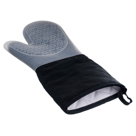 Рукавица термостойкая с 1-м выделенн. пальцем 38*15 см.(до +230 °С) силикон и хлопок (1шт)MGprof /1/