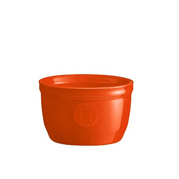 Форма для запекания  200 мл. d=90 мм. h=55 мм. (рамекин) оранжевая керам Emile Henry /1/6/ ВДОХНОВЕНИЕ